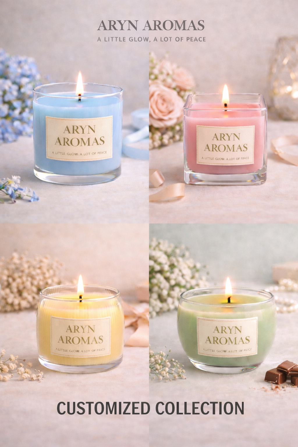 🎁customized candles